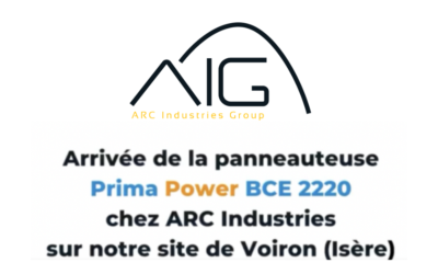 Arrivée de la panneauteuse Prima Power chez ARC industries